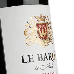 Вино Cedev Selection Chateau Le Baron, червоне, сухе, 0,75 л - мініатюра 3