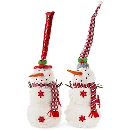 Новорічна м'яка іграшка "Сніговик у шапці" Bona 18х18х46 см dec0008775