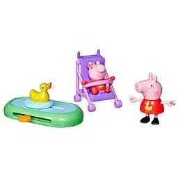 Ігровий набір PEPPA FIGURINES серії "Моменти з Пеппою" – СЕСТРИЧКИ НА ПРОГУЛЯНЦІ Peppa Pig G0528