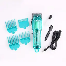 Професійна машинка для стрижки VGR Professional Clipper Transparent Green V-660 - мініатюра 5