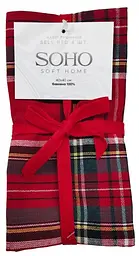 Набір рушників 40x40см Sell Red 4 шт SOHO pbe0050684