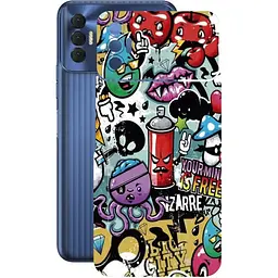 Защитная пленка StatusSKIN для Tecno Spark 8p KG7n Корпус Винил Граффити