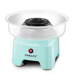 Апарат для солодкої вати Sokany SK-520 настільний, м'ятний Sokany SK520M