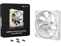 Вентилятор для корпусу Be quiet! Light Wings 140 PWM Reverse White (BL135) - мініатюра 3