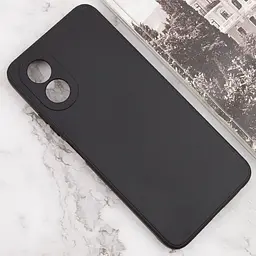 Силіконовий чохол Candy Full Camera для Oppo A58 4G Чорний / Black - мініатюра 2