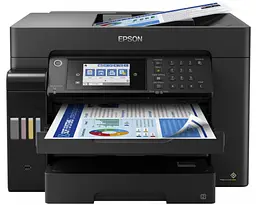 Epson БФП ink color A3 EcoTank L15160 32_32 ppm Fax ADF Duplex USB Ethernet Wi-Fi 4 inks Pigment