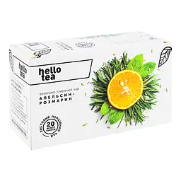 Чай фруктово-трав'яний Hello Tea Апельсин-розмарин 60 г (20 шт. х 3 г) (930238) - мініатюра 2