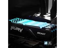 Модуль пам'яті Kingston FURY 16 GB (2x8GB) DDR4 3200 MHz Beast RGB (KF432C16BBAK2/16) - мініатюра 9