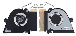 Вентилятор Asus (GPU fan 12V) кулер для моделей ноутбука TUF Dash F15 FX516 з GPU RTX3070 (13NR0760P02011) Оригінал, 12V, 4pin