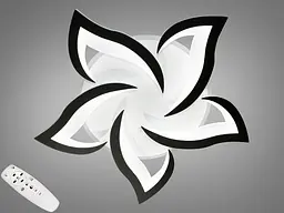 Люстра стельова LED Diasha 8146/5BK, 75W, 3200K-6500K, чорний метал, акрил, сучасний стиль з пультом і диммером
