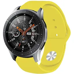 Силіконовий ремінець BeCover для Huawei Watch GT 2 42 mm Yellow (706241) - мініатюра 3