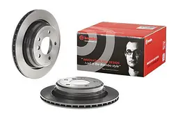 Диск гальмівний задній вентильований Bmw 5, Alpina B10 95-04р Brembo (09.6841.11)