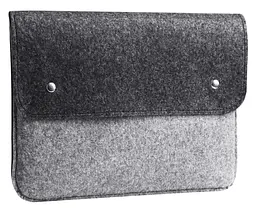 Чохол Gmakin Apple MacBook Air/Pro 15` GM05-15 Felt Case (Black/Grey) [73562] - мініатюра 2