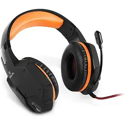 Ігрові навушники REAL-EL GDX-7700 Surround 7.1 Black/Orange (EL124100016) [112563] - мініатюра 3
