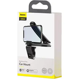 Автомобільний тримач холдер Baseus Simplism Gravity Car Mount - мініатюра 3