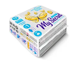 Гігієнічні прокладки з крильцями Ziaja My Secret Drysilk Normal Ultra Thin 10 шт. - мініатюра 3