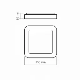LED світильник Videx EDGE-SC-72W-BLACK (VLE-ESC-72B) - мініатюра 6