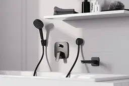 Змішувач для ванни Hansgrohe Logis matt black 71405670 - мініатюра 2