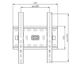 Настенный наклонный кронштейн 15-42 дюймов Voltronic SH 42T до 65 кг - мініатюра 2