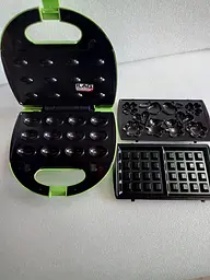Вафельниця-горіхомель-печиво 3 в 1 Silver Crest SWEW 750 A2 green - мініатюра 9
