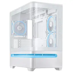 Корпус Asus Prime AP202 ARGB Tempered Glass White без БЖ (90DC00P3-B19000)