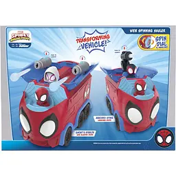 Машинка Spidey Deluxe Feature Vehicle Web Spinning Hauler Павутинний тягач (SNF0081) - мініатюра 8