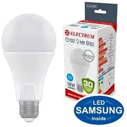 Лампочка Electrum A80 18W PA LS-33 Elegant E27 6500K (A-LS-1453)