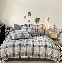 Постельное белье полуторное Dushka Home Поликотон 21173 160х215 см