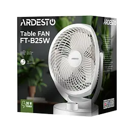 Настольный вентилятор ARDESTO FTB25W 15см, 30Вт - мініатюра 8