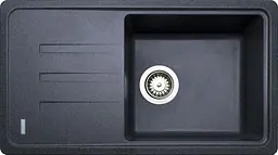 Кухонна мийка Adamant SLIM LONG графіт 780x435x200 мм, з крилом 78 см