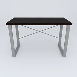 Письмовий стіл Ferrum-decor Драйв 750x1000x700 Сірий метал ДСП Венге Магія 32 мм (FRD-105345) - мініатюра 4