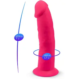 Фалоімітатор SilexD Henry Pink (MODEL 2 Size 7.5in) - мініатюра 5