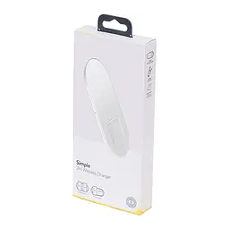 Зарядка QI BASEUS Simple 2in1 Wireless Charger 18W Max For Phones+Pods (WXJK-A01) - мініатюра 7
