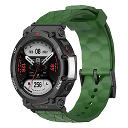 Ремінець Primolux Dimond силіконовий для годинника Xiaomi Amazfit T-Rex 2 (A2169 / A2170) - Army Green - мініатюра 2