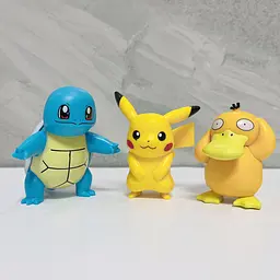 Ігровий набір фігурок кемони Pokemon: Пікачу, Бульбазавр, Псайдак, Сквіртл, Чермандер, Джигліпаф, 6 шт - мініатюра 3