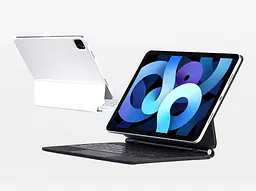 Чохол-клавіатура з підсвіткою для iPad Air/Pro 13 2024 / 2025 білий - мініатюра 3