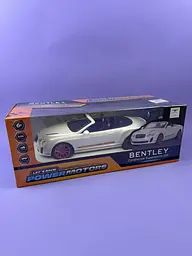 Машина р/к арт. PM1403 "POWERMOTORS",1:14 BENTLY GT SUPERSPORT,білий колір, акум.,світло у кор.45*19,5*17см - мініатюра 3