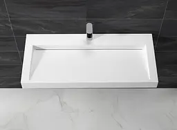 Раковина AsigNatura Stream 90x46 35721804, Білий матовий - мініатюра 5