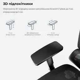 Ігрове крісло Anda Seat X-Air Mega Size XL Mesh Space Black (AD-WY-01-BBB) - мініатюра 14