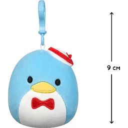 М'яка іграшка Squishmallows Hello Kitty на кліпсі Такседо Сем 9 см (SQSN00276) - мініатюра 2