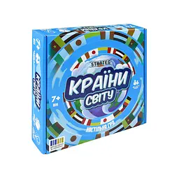 Настільна гра Strateg Країни світу 30952 Різнокольоровий shop (4823113893088)