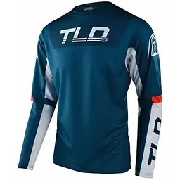 Велоджерсі Troy Lee Designs Sprint Jersey Fractura Blue/Orange L (1106-323331024)