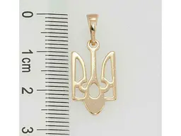 Кулон XUPING Позолота 18K "Герб України" для ланцюжка до 5мм (155099) - мініатюра 3