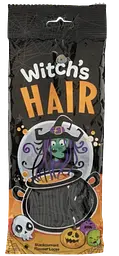 Жувальні цукерки Halloween Witch's Hair зі смаком чорної смородини 160 г