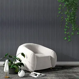 Рейка декоративна Sticker Wall WPC стінова 3000х160х23мм Графіт SW-00001529 - мініатюра 8
