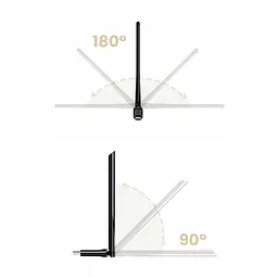 WI-FI-адаптер UGREEN CM496 AC650 High-Gain Dual Band Wireless USB Adapter(UGR-90339) - мініатюра 3