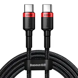 Кабель Baseus Cafule Cable Type-C to Type-C PD2.0 100W 20V 5A 2m CATKLF-AL91 Red-Black