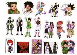 Стікерпак Хантер х Хантер Набір наклейок Hunter × Hunter 50 штук - мініатюра 2