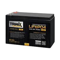 Акумуляторна батарея літій-залізо-фосфатна 12.8В 6А*год Trinix TLFP-1206 Ultra LiFePO4 (Black) (44-00081)