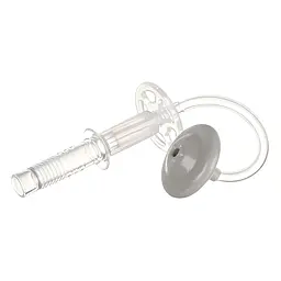 Трубочка Canpol babies силіконова з обтяжувачем сіра (56/609_grey)